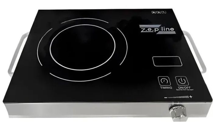 Інфрачервона плита Zepline ZP-061 2200 Вт 1 конфорка склокераміка